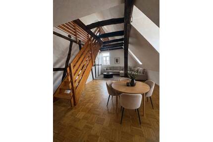 Modern trifft Fachwerk - Frisch renovierte 3 Zimmer-Maisonette-Wohnung in Brettach! - Langenbrettach