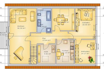 Helle Wohnung 3,5 ZKB, ca. 105m² Balkon Stellplatz in Büschergund - Freudenberg