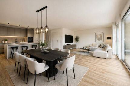 EXKLUSIV UND BARRIEREFREI Bezugsfertige, moderne 3,5 und 4,5 Zimmer-Wohnung - Beilstein / Schmidhausen