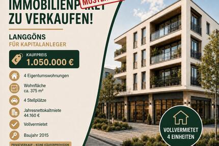 4 vollvermietete Eigentumswohnungen in Langgöns – provisionsfrei