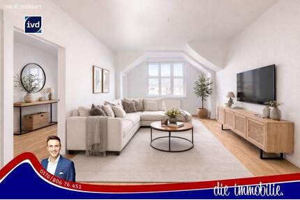 *** Ideal für Eigennutzer: gepflegte 3-Zimmer-Dachgeschosswohnung mit ca. 90 m² Wohnfläche, durchdachtem Grundriss und attraktiver Lage in der Goethes - Magdeburg / Stadtfeld Ost
