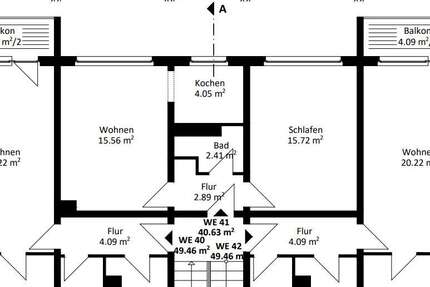 Wohnung zum Mieten in Magdeburg 300,00 € 40 m²