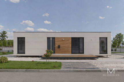 MG - Baugrundstück mit Tinyhouse am Feldrand in Kleinsteinhausen