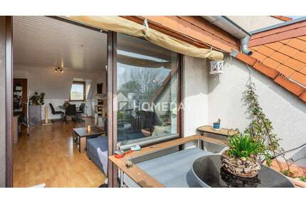 Wunderbare Aussicht! Lichtdurchflutetes Dachgeschoss mit Südost-Balkon & zeitloser Ausstattung - Köln Porz