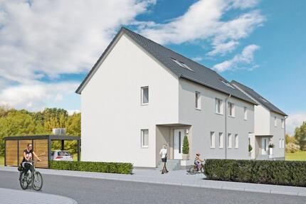 projektiertes Doppelhaus mit Einfamilienhaus - Rastatt