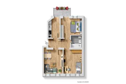 Wohnung zum Mieten in Leipzig 790,00 € 64.65 m²