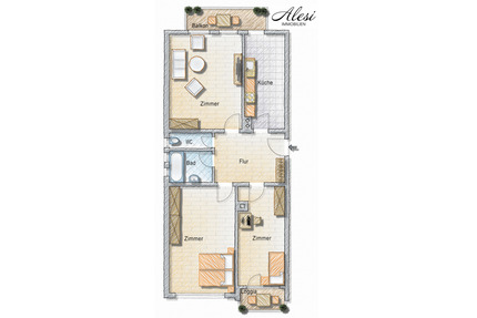 Attraktive 3-Zimmer-Wohnung am Marienplatz - leerstehend - Stuttgart Süd