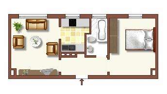 Wohnung zum Mieten in Duisburg 409,00 € 41.07 m²