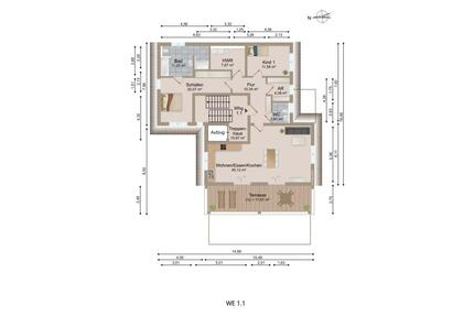 Neubauwohnung mit Aufzug und großer Dachterrasse! - Mitterfels