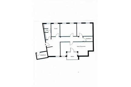 Eigentumswohnung (3,5 Zimmer, 123 m², 1. OG) - Mainz
