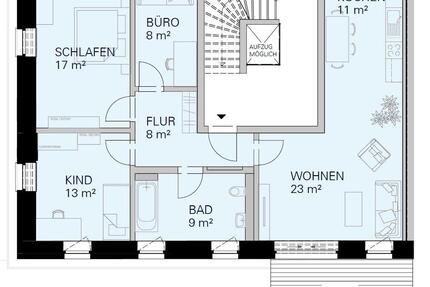 Moderne Wohnung mit Fußbodenheizung, Erstbezug - Döbeln