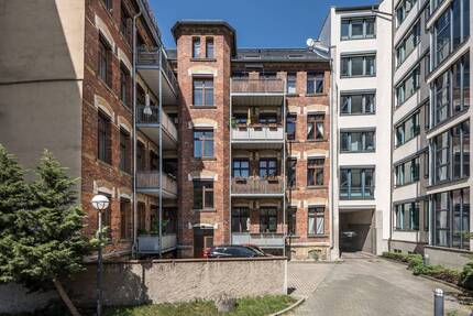 Großzügiges Wohnen mit Stil - 4-Zimmer-Altbauwohnung mit Südbalkon - Leipzig Zentrum-Nord