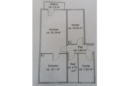 3-Raum-Wohnung Loitzer Landstraße - Greifswald