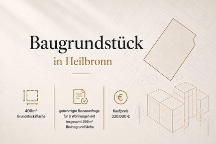 Grundstück zu verkaufen in Heilbronn 330.000,00 € 400 m²