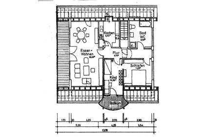 DG-Wohnung - 780,00&nbsp;EUR Kaltmiete, ca.&nbsp; 90,00&nbsp;m&sup2; in Theres (PLZ: 97531)