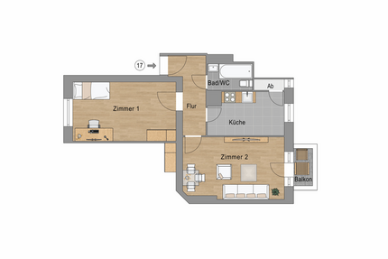 Wohnung zum Kaufen in Berlin 189.000,00 € 57.88 m²