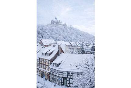 Neu kalkuliert in Wernigerode: Bezugsfertiges Wohnhaus (Garten, Kamin, Carport)+ Einnahmen nebenan!