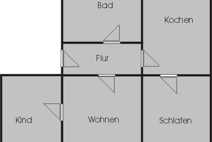 3-Zimmerwohnung direkt in der Fußgängerzone von Ilmenau