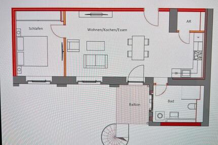 Schöne 2-Raum-Wohnung zu vermieten - Burg