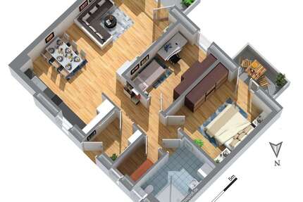 Wohnung zum Mieten in Kiel 1.400,00 € 82.21 m²