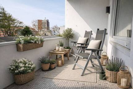 Renovierungsbedürftige 2-Zimmer-Etagenwohnung mit Balkon und Garagenstellplatz - Düsseldorf Garath