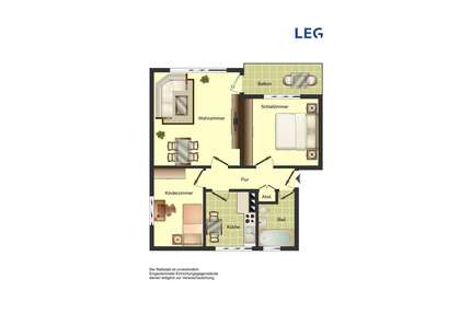Wohnung zum Mieten in Bergkamen 509,00 € 64.91 m²