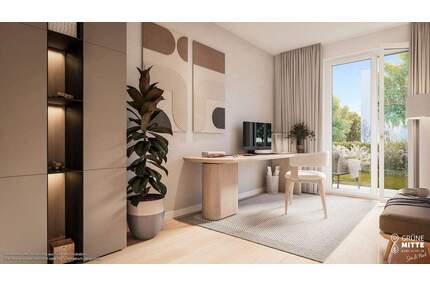 3-Zi.-Whg. mit Tageslichtbad, sep. Gäste-WC und Balkon zum grünen Innenhof - Kirchheim b. München Heimstetten