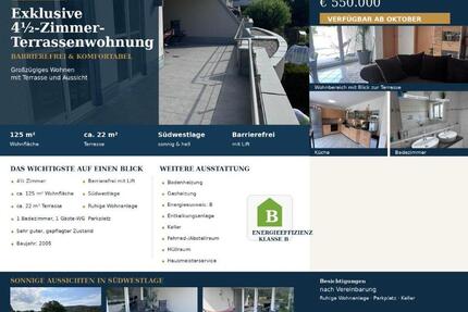 Exclusive Barrierefreie Terrassenwohnung 4 12 Zimmer - Lauchringen