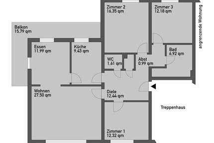 Gepflegte 5-Zimmer-Erdgeschosswohung mit Balkon und EBK - Eitelborn