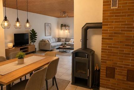 Gemütliche 4 Zimmer Wohnung im Erdgeschoss, Terrassen und Garage - Otterberg