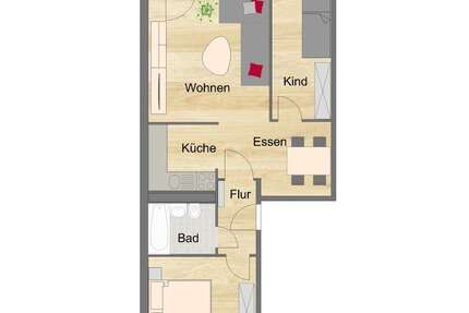 Wohnung zum Mieten in Zwickau 370,50 € 57 m²