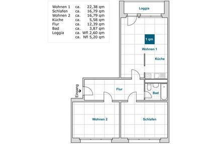Das Glück hat ein Zuhause: großzügige 3-Zimmer-Wohnung - Dresden Prohlis