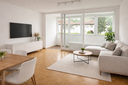Moderne 2-Zimmer-Wohnung mit Wintergarten & Rheinblick im Stemmer - Büsingen am Hochrhein