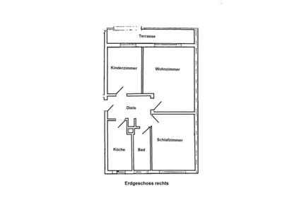 Provisionsfrei drei Zimmerwohnung mit Garten köln Wein,heide