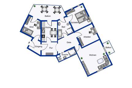 Wohnung zum Kaufen in Naumburg(Saale) 440.000,00 € 112 m²