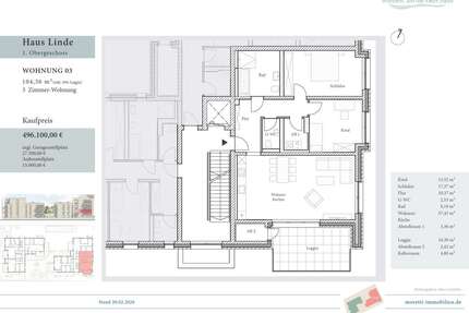 Wohnung zum Kaufen in Wolfenbüttel 496.100,00 € 104.36 m²