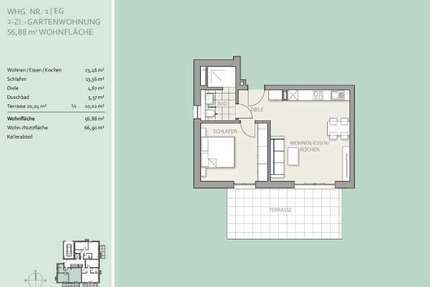 Wohnung zum Kaufen in München 650.000,00 € 56.87 m²