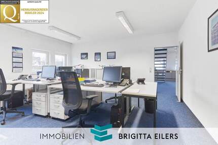 Citylage: Modernes Büro mit Einbauküche und Stellplatz vor der Tür in Achim!!