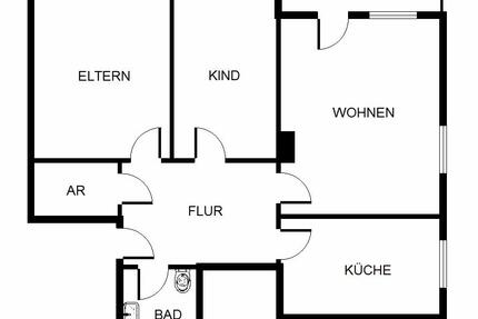3-Zimmer-Wohnung in Gelsenkirchen Hassel