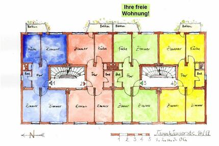 Immobilienangebot - 359,00&nbsp;EUR Kaltmiete, ca.&nbsp; 57,44&nbsp;m&sup2; in Braunschweig (PLZ: 38106) Nordstadt