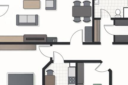 Großzügig geschnittene 2,5-Zimmerwohnung im Zentrum Rotenburgs - Rotenburg (Wümme)