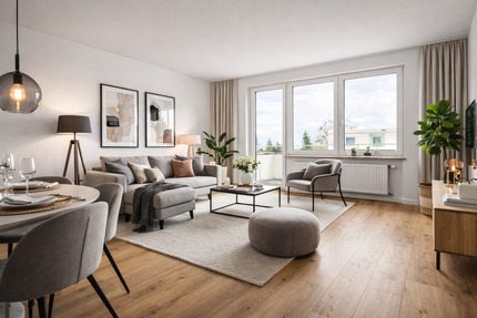 Neu renovierte 4-Zimmer-Wohnung mit großem Balkon, Provisionsfrei - Niederwerrn