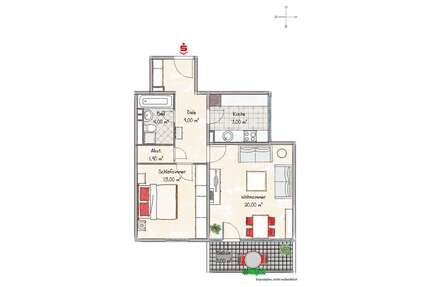 Wohnung zum Kaufen in Regensburg 179.000,00 € 57 m²