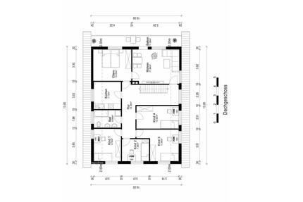 Große Dachgeschoss Wohnung in ruhiger Dorf Lage in Benkeloh - Fintel