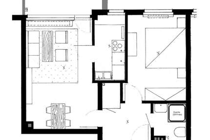 Wohnung zum Mieten in Bonn 515,00 € 46 m²