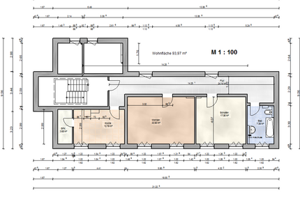 Wohnung zum Mieten in Blankenhain 390,00 € 94 m²