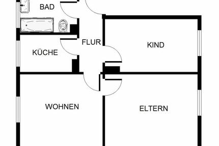 4-Zimmer-Wohnung in Gelsenkirchen Hassel
