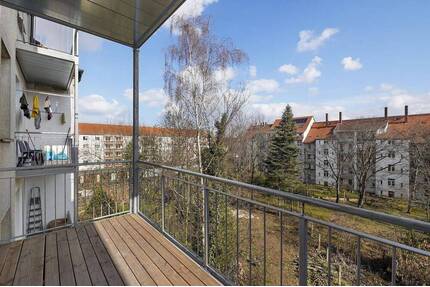 3-Zi. WHG + Balkon + Aufzug+Garten - Leipzig Sellerhausen-Stünz