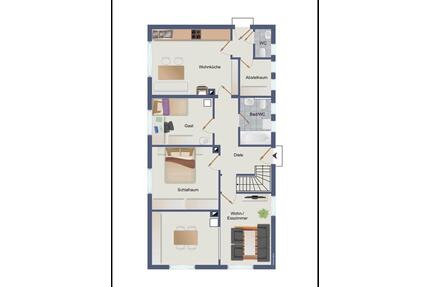 Renovierte 3,5-Zimmer-Wohnung mit Terrasse und Garten - Oldenburg Alexandersfeld