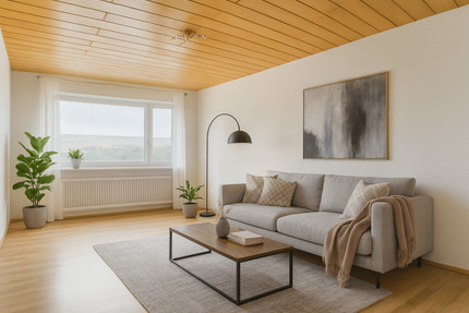 Traumhafte Feldrandlage in Obersulm - Stilvolle Wohnung mit einzigartigem Ausblick (Variante)